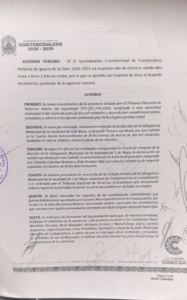 Coatzacoalcos realizará jornada extraordinaria para elección de la Subagencia Municipal de la localidad 5 de Mayo