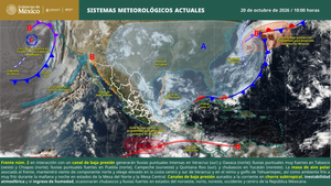 Pronostican lluvias puntuales intensas en las regiones centro y sur de Veracruz