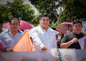 Sósimo López Ramírez pone en marcha un paquete histórico de infraestructura social en San Pedro Soteapan