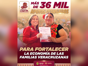 Destaca Nahle el impacto económico del programa “Apoyo a la Palabra” en la entidad